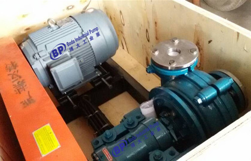 Our Slurry Pump Used in Chemical Plant to Pump Lime Slurry