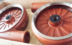 Izingxenye zephampu ye-slurry abrasive Slurry Pump Impeller